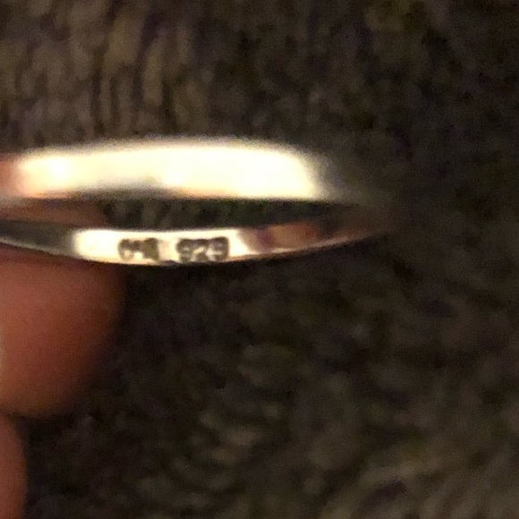 VTG Chateau D’Argent 925 Sterling Silver Solitaire Cz Stone Size 6.5 - Picture 8 of 9